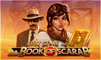 GAMING1 - Ruby Stone and the Book of Scarab Dice Slot